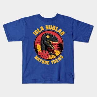 Isla Nublar Nature Treks Dinosaur Kids T-Shirt